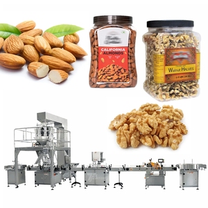 Tự Động Trọng Lượng Điền Vào Seal Nho Khô Muối Snacks Hạnh Nhân Hạt Điều Nuts Chai Có Thể Điền Máy Đóng Gói - Product Image 1