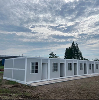 Maisons préfabriquées personnalisées, fabricant de maisons conteneurs pliables, conteneur préfabriqué de 20 pieds en kit, bureau préfabriqué, hôtel conteneur