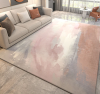 Tapis colorés sans perte antidérapant petit tapis de chambre d'adolescent fausse laine doux mignon dessin animé tapis