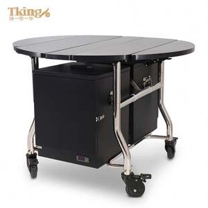 Merek Cina TKING kualitas tinggi bintang lima layanan kamar hotel troli layanan makanan keranjang makanan seluler - Product Image 6