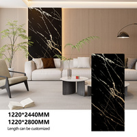 Panneau mural en marbre artificiel de luxe pour hôtel et villa, panneau mural UV, panneau UV en PVC, mur en marbre