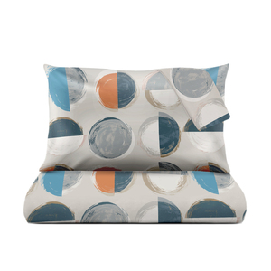 Atlantis ชุดปลอกผ้านวมขนาด30x30x76x56ของชาวดัตช์ผ้าฝ้าย52% 48% พิมพ์ลายโพลิน52x48x76x56ขนาดเม็ดสี - Product Image 2