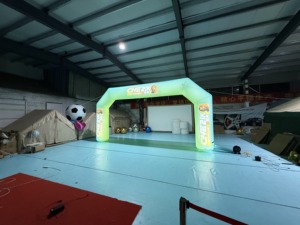 Gapura Tiup Udara Personalisasi untuk Garis Start Finish, Inflatable Iklan dengan Spanduk Sponsor untuk Lomba Lintas Alam - Product Image 5