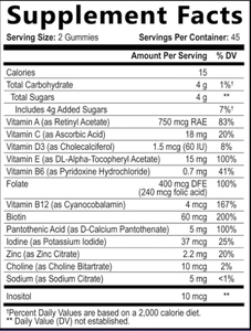 Gommes multivitaminées pour adultes, extra-fortes, soutien immunitaire, complément alimentaire avec vitamines A, C, <span class=keywords><strong>E</strong></span>, B6, <span class=keywords><strong>B12</strong></span> pour hommes et femmes - Product Image 2