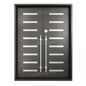 High quality iron door of China modern style high end Villa