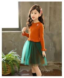 Vente en gros de robes pour filles de 7 ans, style coréen, pour fête d'anniversaire, vêtements pour enfants, articles de mode en ligne, produits simples et innovants - Product Image 2