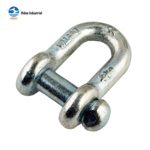 Manille de pêche commerciale de type <span class=keywords><strong>D</strong></span> HIDEA en acier au carbone forgé à froid, trempé, électrogalvanisé, facteur de sécurité 5:1 - Product Image 3