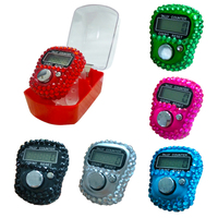 Compteur numérique spécial musulman pour le commerce de détail avec affichage à 5 chiffres, en ABS, effet Bling Bling - 18 couleurs disponibles