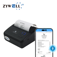 ZYWELL mini imprimante thermique bluetooth imprimante de facture portable imprimante de reçus mobile