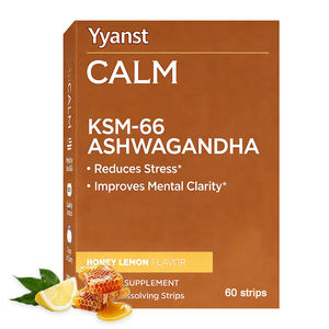 สารสกัดจากรากอัชวากันธาแบบ OEM/ODM แผ่นอมบรรเทาความเครียดสำหรับผู้ใหญ่ ช่วยให้สมองชัดเจน - ผลิตภัณฑ์เสริมอาหาร บรรจุภัณฑ์แบบกำหนดเองได้ - Product Image 1