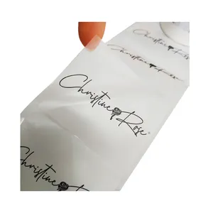 Nhà Máy Trực Tiếp Tùy Chỉnh Nhãn Dán Trong Suốt Nhãn Văn Bản Logo Thương Hiệu Tự Dính Nhãn Dán - Product Image 1