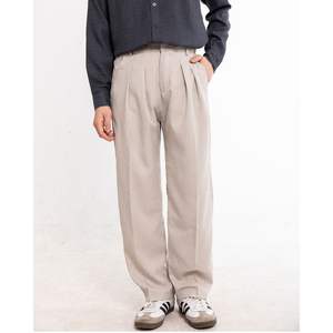 กางเกงรัดรูปผ้าโพลีเอสเตอร์สีกากีสำหรับผู้ชายผลิตจากเวียดนาม - Product Image 3