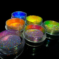 Gros arc-en-ciel holographique changement de couleur pigment réfléchissant poudre libre Multichrome Laser fard à paupières caméléon Pigment