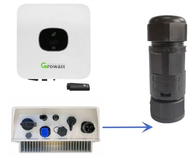 คอนเนคเตอร์ AC 1 เฟส 3 คอร์