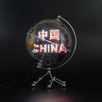 Globe terrestre transparent Huizhou Wellfun avec projecteur LED holographique 3D, cadeau de Noël