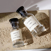 Vente en gros de flacons de parfum en verre vides personnalisés avec logo, 30 ml, 50 ml, 100 ml, flacon rond de luxe avec vaporisateur