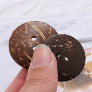 1000 Pezzi all'Ingrosso Bottoni Ecologici a 2 Fori in Legno di Cocco Naturale Bottoni Grandi per Abbigliamento Camicie Borse - Product Image 4