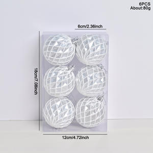 2025 nuevos juegos de bolas de Navidad modernos de alto nivel de seguridad impermeables de plástico respetuosos con el medio ambiente fiesta especial de alta calidad - Product Image 6