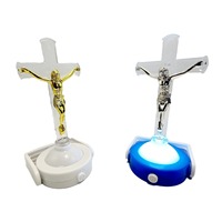 KOMI Croix lampe icône LED veilleuse Eucharistie lumière décoration de la maison