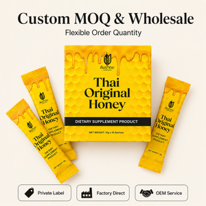 น้ำผึ้งลามาปานา 15 กรัม x 10 ซอง ผลิตภัณฑ์เสริมอาหารเพื่อสุขภาพ ขายส่งน้ำผึ้ง พร้อมตัวอย่างฟรี - Product Image 1