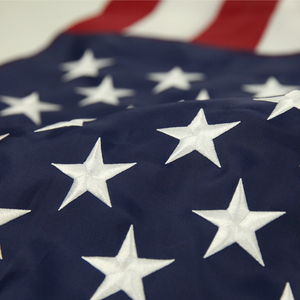 <span class=keywords><strong>Drapeaux</strong></span> américains de haute qualité en polyester, impression personnalisée du logo, 3*5 pieds, 90*150 cm, brodés, drapeau national américain - Product Image 5