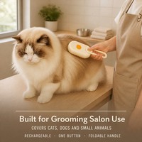 Brosse de toilettage vapeur autonettoyante pour animaux de compagnie avec réservoir d'eau, pour chats, chiens et petits animaux – Vente en gros
