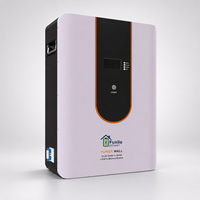 Module de batterie au lithium LiFePO4 mural 25,6V 200Ah 5,12kWh avec BMS pour système de stockage d'énergie solaire domestique et alimentation de secours 10kWh