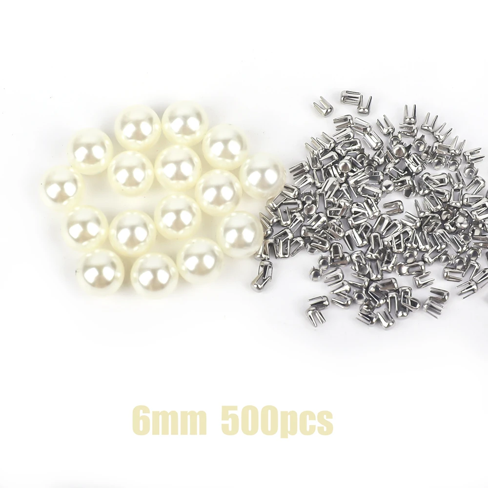 Perle beige 6 mm