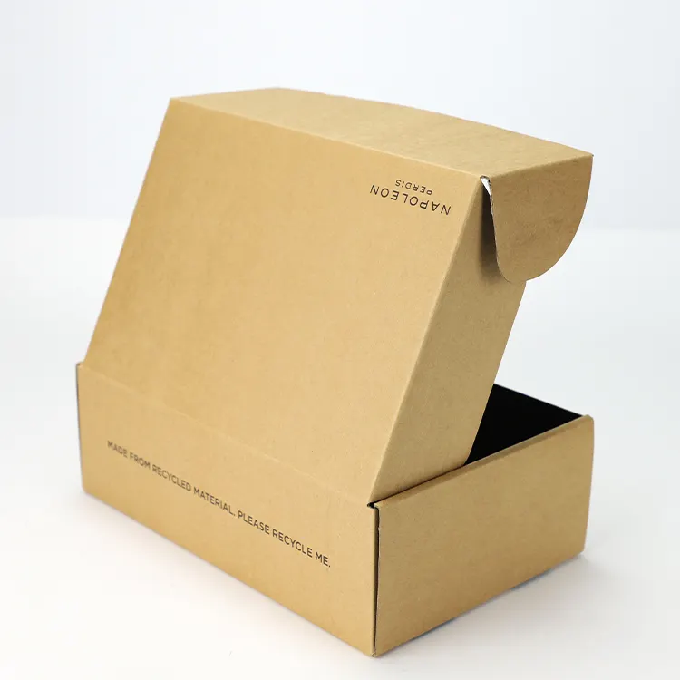 Großhandel Benutzer definierte recycelte Wellpappe Hautpflege Geschenk Lieferung Papier boxen Verpackung gedruckt E-Commerce Karton Mailer Versand box