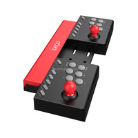 PG-9189 Manette de jeu rétro 6-en-1 pour deux joueurs, compatible PS5, PS4, Switch, PC, PS3 – Joystick d'arcade double pour jeux de combat