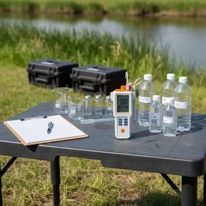 EC210E Handgehaltener Leitfähigkeitsmesser Wasserqualitätsmessgerät PH- & TDS-Meter Lange Akkulaufzeit-Design Einfach für den Einsatz im Freien - Product Image 1