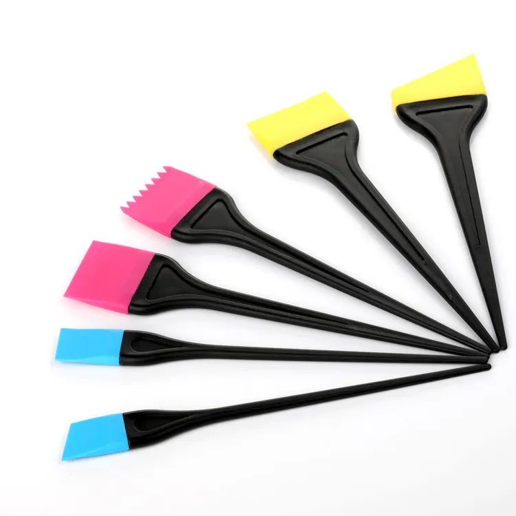Styling Hair Dye Comb Tint tinting silicone Brush Set Hair Coloring Tools Kit For Dyeing