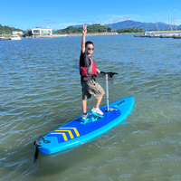 Planche à pagaie gonflable d'extérieur avec pédales, Stand Up Paddle gonflable à pédales