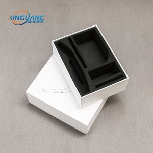 High Quality Lid and Base White Cardboard Gift Paper <b>Boxes</b> With EVA Insert for Lipstick/Perfume/Cosmetic Packaging - Product Image 3