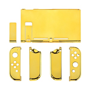 <b>Chroming</b> Gold Custom Full Shell for Nintendo <b>Switch</b>, DIY Mod Replacement Case - Product Image 2