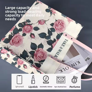 Bolsa de Mano de Lona Plegable, Reutilizable y Ecológica de Alta Gama, Personalizada, Tridimensional, Lista para Usar, para Compras - Product Image 3