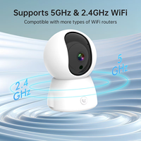 Caméra domestique Tuya sécurité intelligente sans fil Wifi télécommande panoramique haute définition Vision nocturne Cmos Cloud Mini