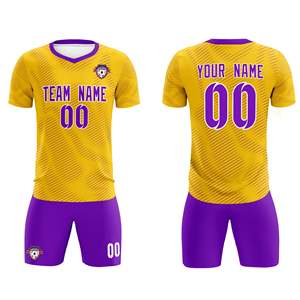 Conjuntos de entrenamiento de fútbol clásicos azul cielo personalizados para adultos/niños - Product Image 3