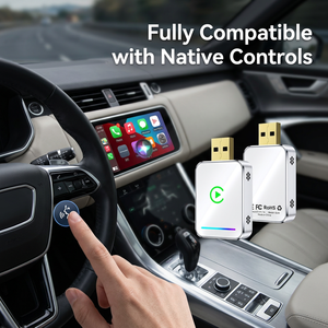 30% de Descuento en Adaptador Inalámbrico CarPlay Premium Q1JS USB Portátil para iOS y Android Auto, Hecho en China - Product Image 5