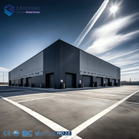 Almacén de Estructura de Acero Personalizado y Rentable, Suministro Directo Prefabricado, Diseño Personalizado, Pared de Panel Sándwich, Exportación Global