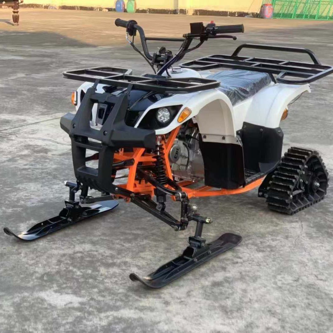 125Cc вездеходный внедорожник, мотовездеход, сани для взрослых, четырехтактный двигатель, внедорожные гусеничные лыжи для внедорожных приключений