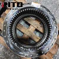 RITO 1022195 Engranaje de Translación para Excavadora ZX330 ZX370 ZX360 EX270-5 EX300-5, Anillo de Transmisión Hidráulico para Excavadora de Orugas