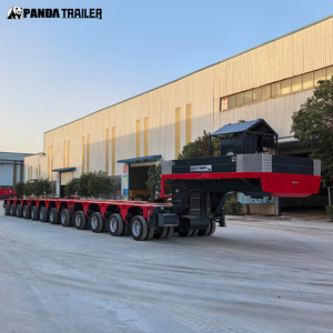 Semi-remorque en acier Nicolas Heavy Haul |   Système d'essieux modulaire hydraulique >220T de capacité de charge pour le transport industriel - Product Image 5