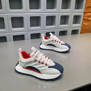 2025 sepatu lari kasual kaki terbang jaring ultratipis desain renda Sporty Joker Inggris kepribadian sol karet untuk musim semi - Product Image 2