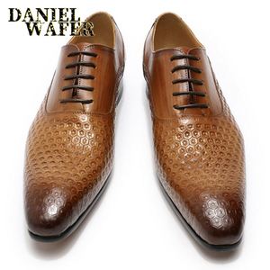 Chaussures Oxford pour hommes grandes tailles, habillées et décontractées, à bout pointu, pour affaires et mariages, rehaussantes - Product Image 6