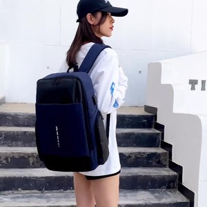 Para <span class=keywords><strong>Mark</strong></span> <span class=keywords><strong>Ryden</strong></span> Men's MR5815 <span class=keywords><strong>Mochila</strong></span> antirrobo resistente al agua para computadora portátil con puerto de carga USB - Product Image 2