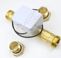 Compteur d'eau intelligent DN25 LoRaWAN à ultrasons, Modbus RS485, débitmètre numérique à lecture à distance, 4G, Lora, impulsion optionnelle, laiton, IP68