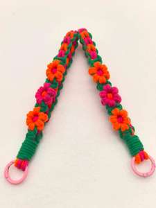 Factory Custom New Korean Version Crossbody Mobile Phone Neck Strap Wrist Strap Polyester <b>Lanyard</b> with Colorful Clip Pad - Product Image 3