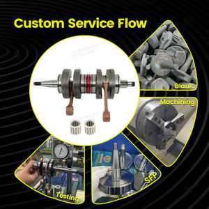 Cigüeñal Banshee Hot Rods Hotrods Pro Design OEM de Fábrica para Reconstrucción de Parte Baja del Motor con Anillo de Sello YFZ350 - Product Image 3