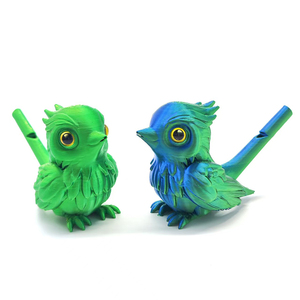 Modèles d'oiseaux sifflants imprimés en 3D, statues d'oiseaux avec ornements décoratifs d'ailes pour armoires, jouets sensoriels pour l'autisme/ADHD - Product Image 3